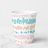 パステルろうけつ染めパターン 紙コップ (裏面)