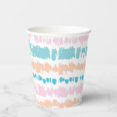 パステルろうけつ染めパターン 紙コップ (右)