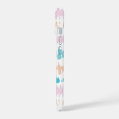 パステルろうけつ染めパターン iPhone 15ケース (左側面)