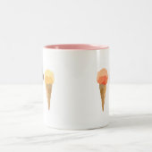 パステルアイスクリームサマーシャーベット ツートーンマグカップ (中央)