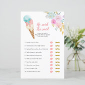 パステルアイスクリームフローラ彼は彼女はゲームカードを言った (スタンド正面)