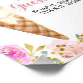 パステルアイスクリームフローラ水彩写真集 ポスター (角)