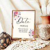 パステルアイスクリームブライダルシャワーカップル結婚ズサイン ポスター