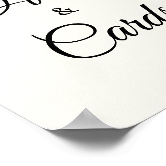 パステルアイスクリームブライダルシャワーギフト&カード ポスター (角)