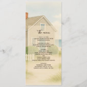 パステルアイボリーブルーニューイングランド結婚コースト プログラム (正面)