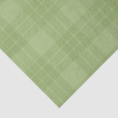 パステルアイリッシュグリーンプレイドパターン 薄葉紙 (詳細)