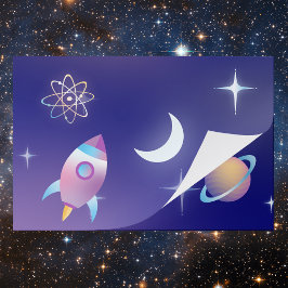 パステルアウタースペースティアウェイ紙ランチョンマット ペーパーパッド