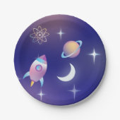 パステルアウタースペース ペーパープレート (正面)