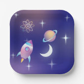 パステルアウタースペース ペーパープレート (正面)