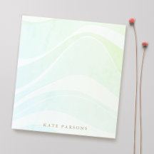 パステルアクアトロピカルレトロウォーターカラーウェーブズ