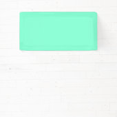 パステルアクア無地のカラー |クラシック |エレガント | 横断幕 (インサイチュ)