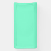 パステルアクア無地のカラー |クラシック |エレガント | 横断幕 (縦)