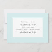 パステルアクア　ホーム　スイートホーム　私たち、引っ越しました 案内状 (裏面)