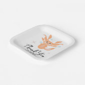 パステルアクソロトル海クリーチャーベビーシャワー ペーパープレート (傾斜あり)