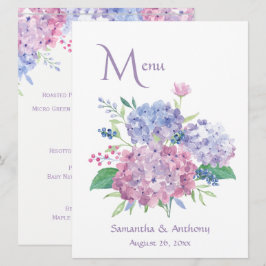 パステルアジサイ結婚ズ メニュー