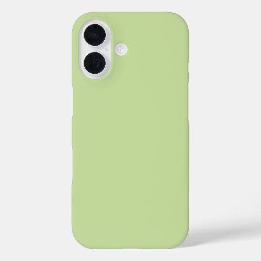 パステルアップルグリーン無地 Case-Mate iPhoneケース (裏面)