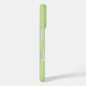 パステルアップルグリーン無地 Case-Mate iPhoneケース (裏面 / 右)