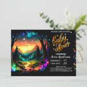 パステルアドベンチャーアワイお洒落ズベビーシャワー 招待状 (スタンド正面)