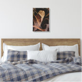 パステルアニマルのバーンドウ絵を描ル キャンバスプリント (インサイチュ (寝室))