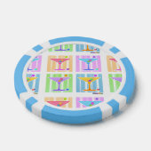 パステルアポップ・アートのートマルティーニ ポーカーチップ (シングル)