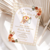 パステルアリトルかわいこちゃんパイギンガム秋ベビーシャワー