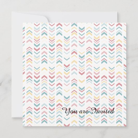 パステルアローズ 招待状 (正面)