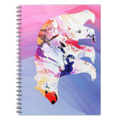 パステルアークティックエクスプローラーを水彩で ノートブック (正面)