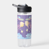 パステルアースエンジェルウォーターボトル – 星と翼 ウォーターボトル (右面)