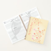 パステルアートフローラ ノートブック (内部)