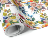パステルアートフローラ ラッピングペーパー (ロールコーナー)