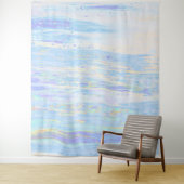 *~*パステルアートライトブルーターコイズホワイト タペストリー (インサイチュ)