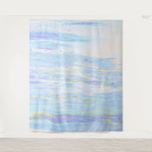 *~*パステルアートライトブルーターコイズホワイト タペストリー (正面)