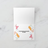 パステルアート 獣医技術者 サンキューカード (内部)