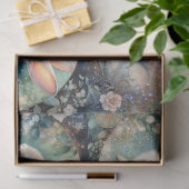 パステルアールヌーボーフローララビットデクページ 薄葉紙 (ギフト)