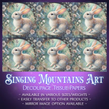 パステルアールヌーボーフローララビットデクページ