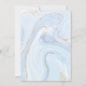 パステルア絵画ートパーティーガール誕生日招待状 招待状 (裏面)