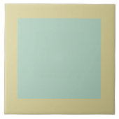 パステルイエローとグリーン タイル (正面)