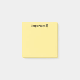パステルイエローサンセット ポストイット