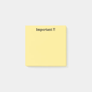 パステルイエローサンセット ポストイット