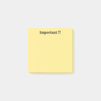 パステルイエローサンセット ポストイット