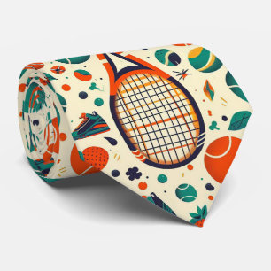 パステルイエロー🎾ヴィンテージテニスディライト🎾 ネクタイ