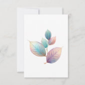 パステルイリ離れディセント結婚ズ夢のパステル サンキューカード (裏面)