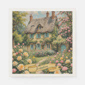 パステルイングリッシュコテージザカントリーサイド スタンダードランチョンナプキン (正面)