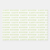 パステルイースターエッグイタリアングレイハウンドポーズパターン ラッピングペーパーシート (正面3)