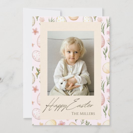 パステルイースターエッグカスタムの写真 シーズンカード (正面)