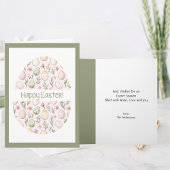 パステルイースターエッグカスタムハッピーイースター シーズンカード