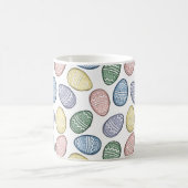 パステルイースターエッグコーヒーマグ コーヒーマグカップ (中央)