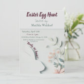 パステルイースターエッグハント招待状 | かわいい & お祭り 招待状 (スタンド正面)