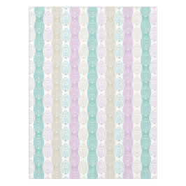 パステルイースターエッグパターン – 春ホリデーデザイン テーブルクロス