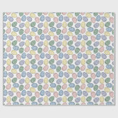 パステルイースターエッグラッピング紙 ラッピングペーパー (フラット)
